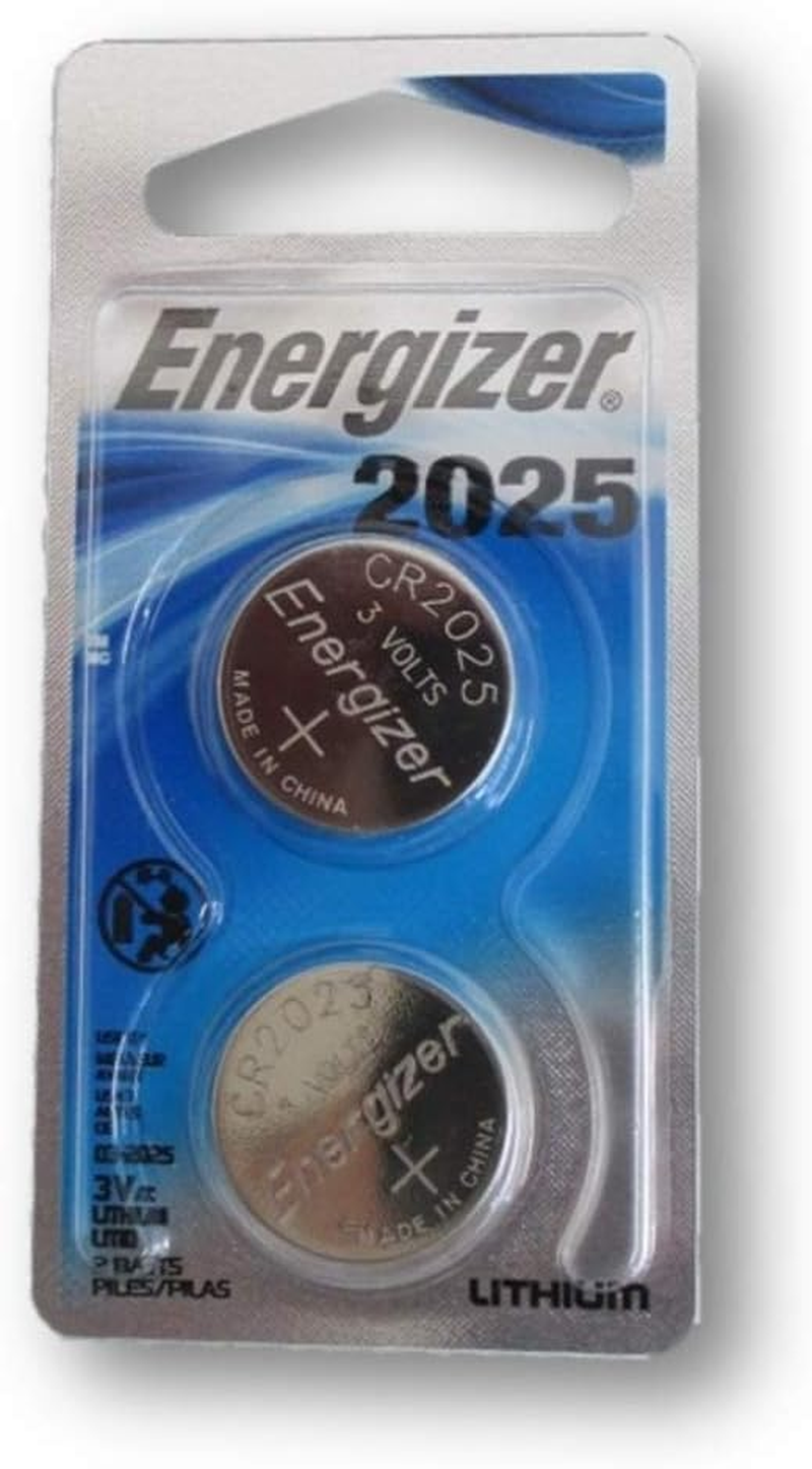 Lithium Batteries 3.0 Volt for CR2025/DL2025/LF1/3V, Pack of 2
