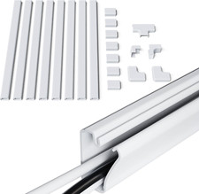 Cord Cover for Wires on Wall - Peel  Stick Cable Hider Channel with 10 Feet of