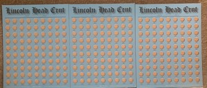 Details About Lincoln Penny Coin Boards - 