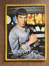 Vintage Iron-on Patch 1979 Star Trek The Motion Picture Spock Leonard Nemoy