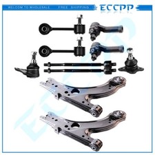 10pcs Front Control Arms Tie Rod Ends For Volkswagen Golf Jetta Beetle 1998-2005
