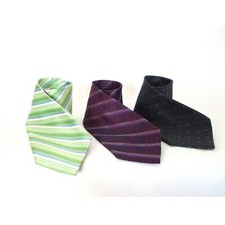 Lot of 3 Men's 2 Nautica  1 Calvin Klein Neck Ties 100 Silk 