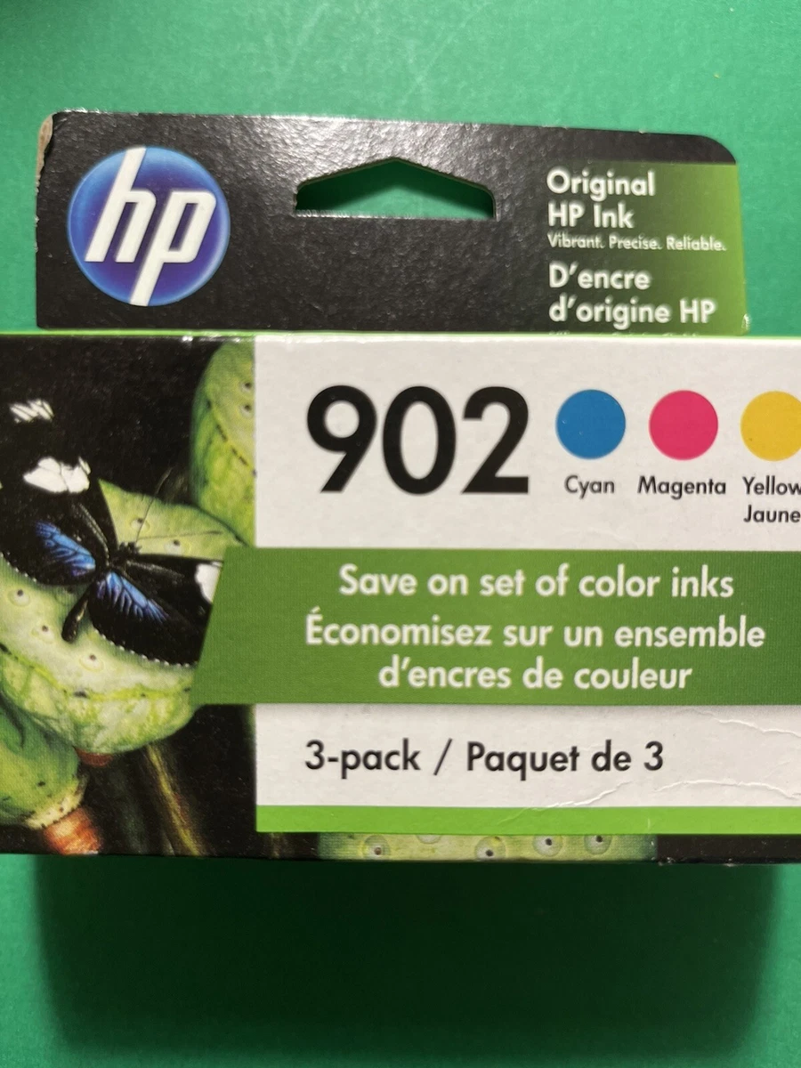 Genuine HP 902 Color ink cartridge Combo C M Y for HP Printer OEM