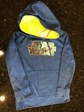 STAR WARS Hoodie Sweat Shirt Sz 8 Rise of SKYWALKER Movie DARTH BOY Youth Blue