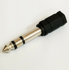  5pcs 6.35mm 1/4 inch Stereo Male Plug to 3.5mm Female Socket Mini Jack Adaptor