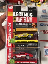 Auto World Don Prudhomme SNAKE  Tom McEwen Mongoose Slot Cars New 1 