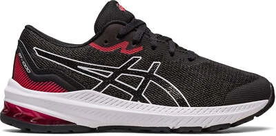 Asics GT 1000 11 GS Junior Running Shoes Black Kids Support Cushioned Trainers