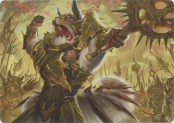 Honored Dreyleader Art Card 23/54 Bloomburrow MTG