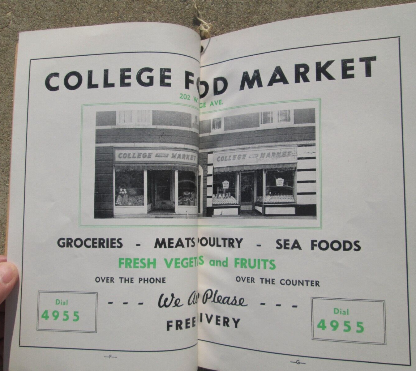 1947 State College Pa. Pennsylvania City Directory SSPB Local Ads!