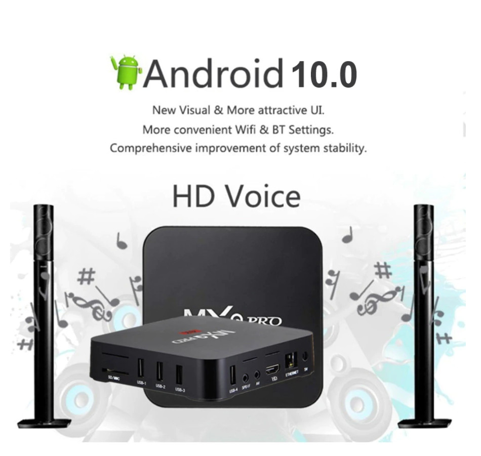 Decoder Smart TV Box Android 10.0 MXQ Pro 4K foto 4