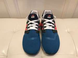 new balance 247 light blue with flame