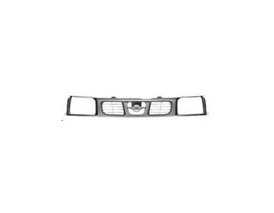 GITTER GRILL VORNE NISSAN KING CAB/NAVARA 1998-2001 GRAU/SILBER