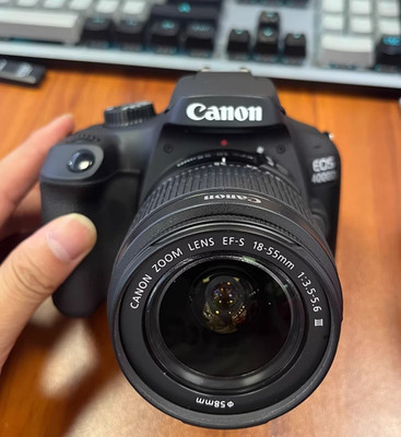 Canon EOS 4000D Digital SLR Camera-(Kit with EF-S 18-55mm f/3.5-5.6 DC III Lens)