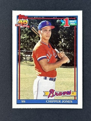 1991 OPC #333 Chipper Jones Rookie RC   O Pee Chee   Braves HOF   NM M Set Break