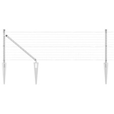Fence with Post Outdoor Garden Boundary Terrace Barrier Panel Set  vidaXL