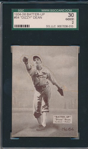 Dizzy Dean #64 1934 Batter Up card