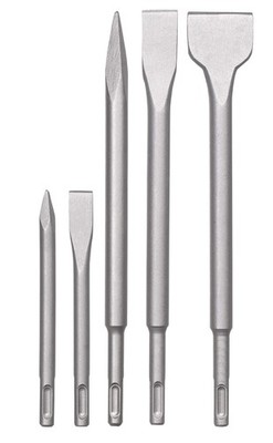 SDS Plus Meißel Set für Bohrhammer 5 teiliger Satz für Abbruch und