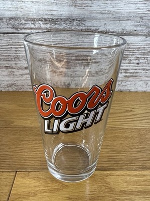 Coors Light Beer Glass Pint Excellent Condition 