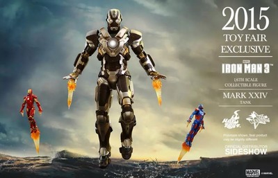 Hot Toys Iron Man 3 TANK Toy Fair Exclusive Mark XXIV MK 24 MMS303 New / Sealed!