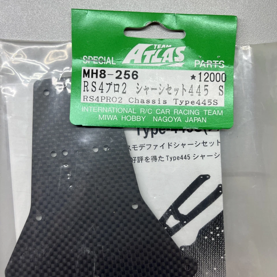 Vintage Atlas Carbon Fiber Chassis & Upper Deck For HPI Pro2 RARE RS4 - Image 2 of 4