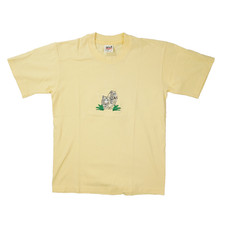 Vintage Las Vegas Tiger T Shirt Men's Small Yellow Single Stitch 90s Made in USA