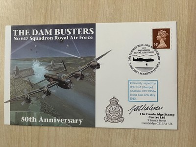 George Chalmers 617 Squadron Dambuster Dams Raid Chastise Signed Cover