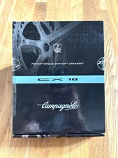 New Campagnolo CX-10 Carbon Crankset 172.5 46/36 110 BCD 10 Speed Record Chorus