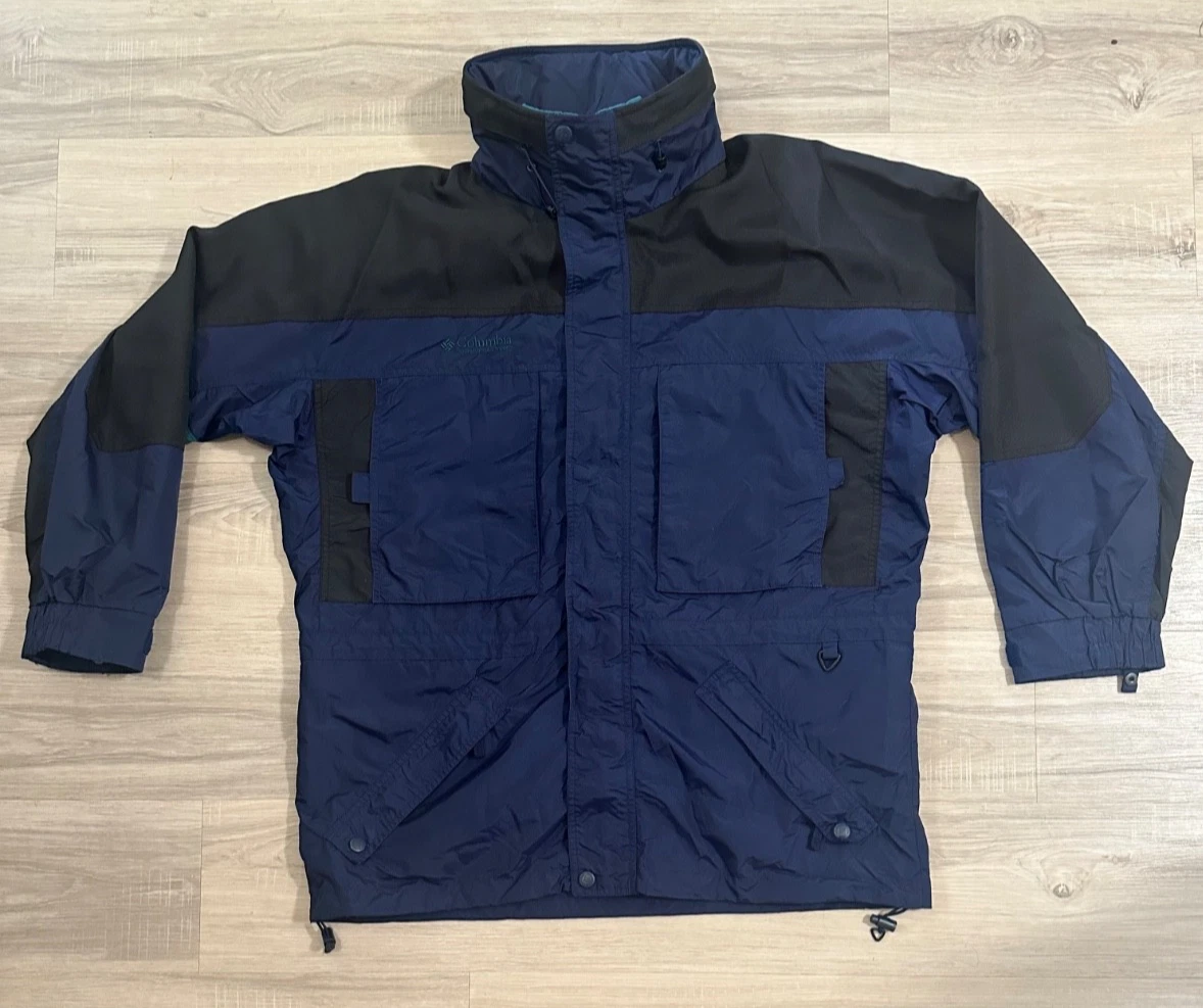 Columbia West Ridge Jacket Mens Large WITHOUT Lining Winter Coat Heavy Nylon