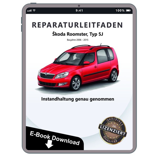 Skoda Roomster 5J Instandhaltung Inspektion Wartung Reparaturleitfaden Ebook-image