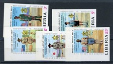 Liberia 1971 Scouts Scott# 563//568 Mint NH Imerf