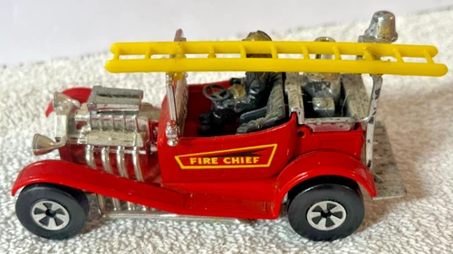 VTG 1974 Lesney Matchbox SpeedKings K50-53 FIRE CHIEF Red Diecast Car Hot Rod