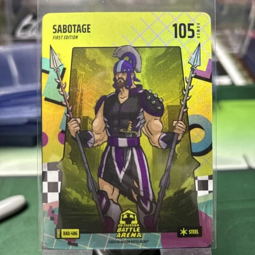 Bo Jackson Battle Arena #RAD-486 Sabotage Domantas Sabonis Steel 80s Rad Update