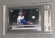 2022 Topps Chrome Update #USC176 Bobby Witt Jr. Signed RC Rookie Auto BAS BGS