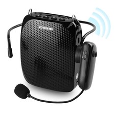 ZOWEETEK Original Voice Amplifier for Teachers with 2 Microphones, Black