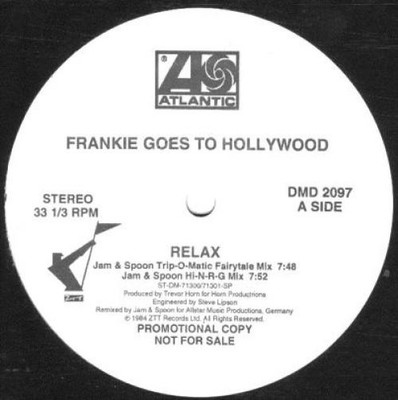 Frankie Goes To Hollywood - Relax (12'', Promo) (Very Good Plus (VG+)/Very Good (