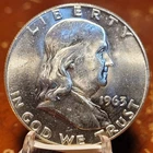 Choice Unc 1963-D Franklin Half Dollar BU