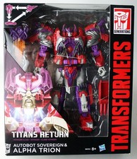 2015 Transformers Generations Titans Return Autobot Sovereign & Alpha Trion New