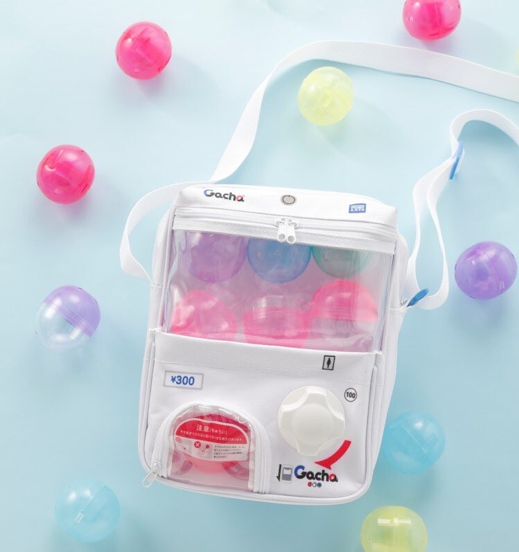 Showy Gacha Shoulder Bag WE LOVE Gacha Gashapon Gacha Takara