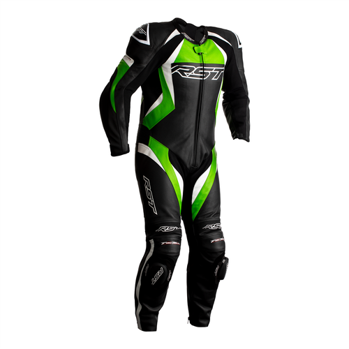 RST Tractech Evo 4 Kawasaki Verde/Nero 1PC Moto Pelle Tuta da Gara | eBay