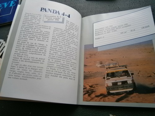 Catalogue prospectus pub auto: Salon de Genéve gamme Fiat 1986 + 7 photos - Picture 9 of 12