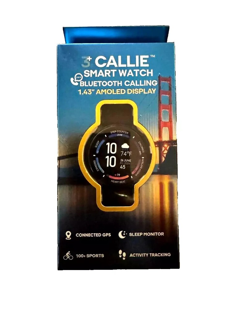 3 + Callie Smartwatch with Bluetooth Calling 1.43