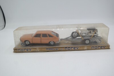 Vintage MAXI JET of NOREV #512 Bol D'or Motorcycle Renault 30 Car France Blister