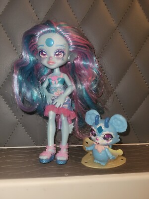 Magic Mixies Pixlings Marena The Mermaid Pixling ~ Doll & Pet Lot 6  Rare