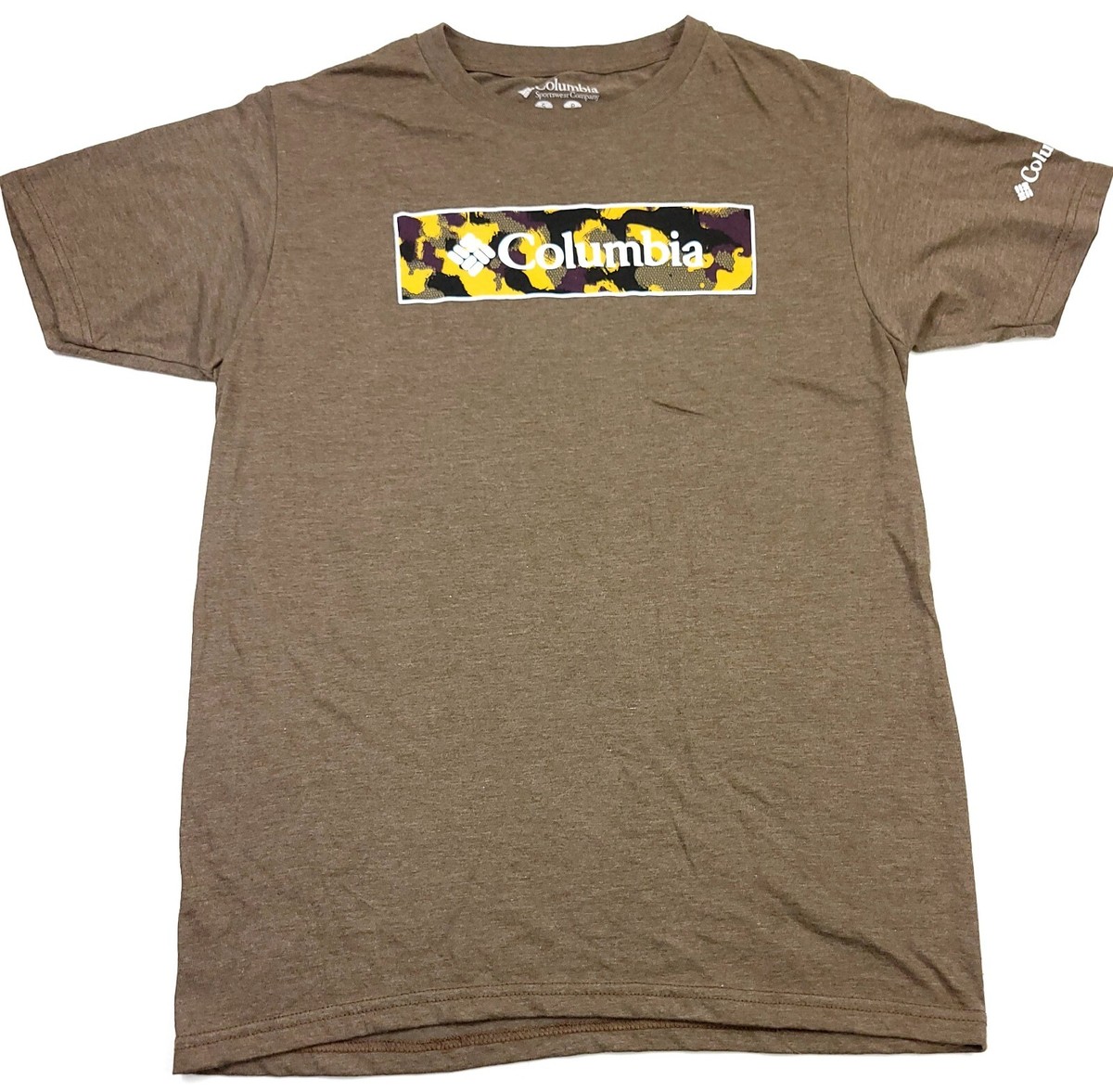 Columbia Men's Graphic T-Shirt - Omni-Shade UPF 50 Sun Protection, Moisture-Wicking, Sublimation Print