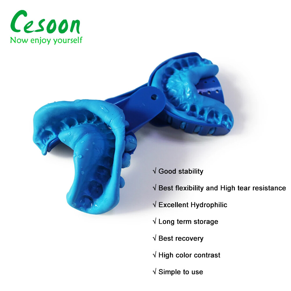 Dental Impression Material Putty Silicone Customize Mouth Tray, Dental