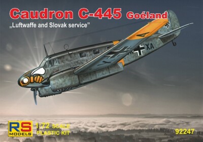 Caudron C-445 Goeland 1:72 Plastic Model Kit RS MODELS