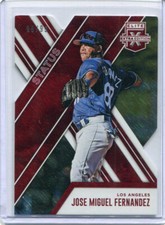 2017 Elite Extra Edition Status Red Die Cut Jose Miguel Fernandez 99/99