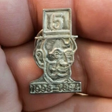 No. 5 1993-1994 Vintage Metal Pinback