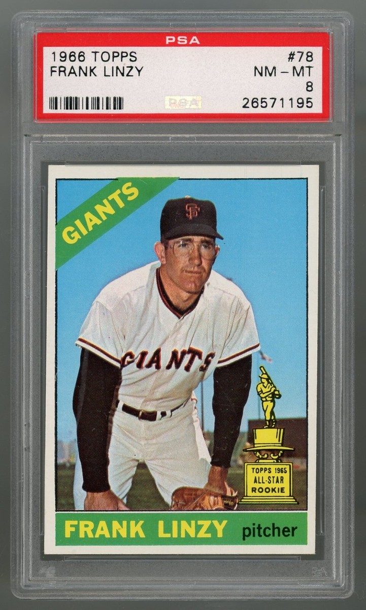 1966 Topps #78 Frank Linzy PSA 8 NM-MT #26571195 **LAN.522** | eBay
