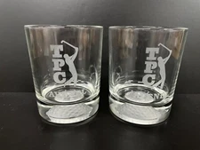 2 TPC Golf Avenel Club Bethesda MD Maryland Double Old Fashioned Glasses